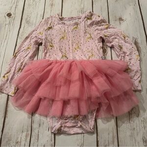 Posh peanut deer romper vguc 18/24